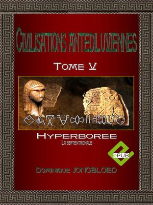 cover image of CIVILISATIONS ANTEDILUVIENNES T5